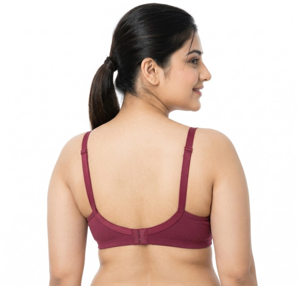 GUDDI FOURWAY BRA (Cup C) 4-Way Stretch Support | Indian Imported | Firm Shape &amp; Daily Comfort | Indian Imported | ISB Approved Genuine Guaranteed | IB260221992