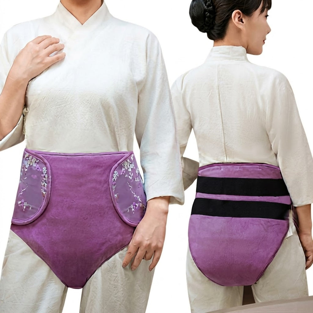 Electric Heating Warm Belly Briefs Period Comfort (Smart Heat Edition) | Belly & Hip Warming Comfort | Moxibustion Heat Support | Soft Everyday Wear | ISMT260619A153