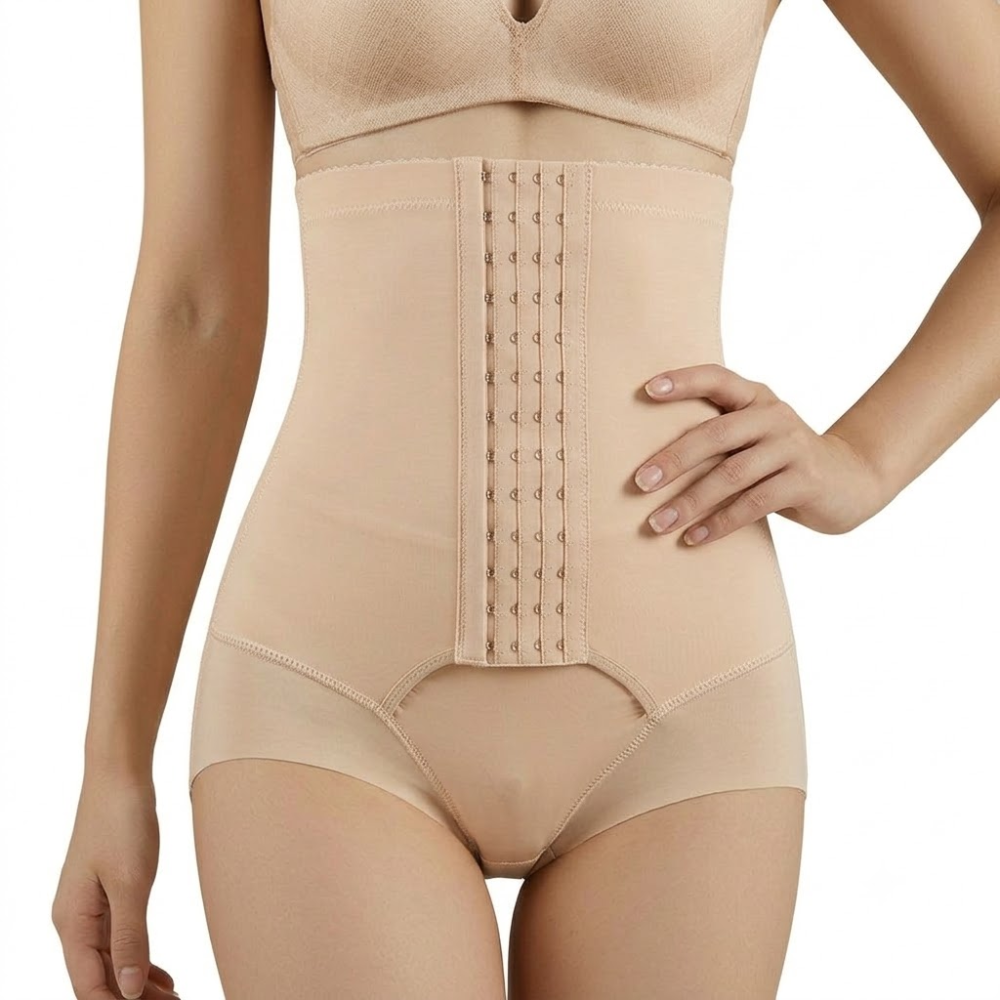 High-Waist Tummy Control Shapewear (Luxury Sculpt Edition) | Strong Tummy Control | Butt Lift Support | Seamless Comfort | ISHR260713A199