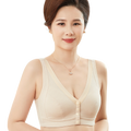 MIKA Front-Buckle Vest Bra (Large Size Edition) | Cup C D | Summer Thin Design | Wire-Free Comfort | Easy On/Off Daily Support | CB260509A112