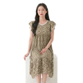 Cotton Silk Plus Size Dress (High-Grade Touch Edition) Short Sleeve | Loose Fit | Thin &amp; Breathable Summer Comfort | CLS260502A100