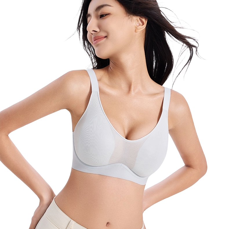 ANIE Plus-Size Beautiful Back Bra (Summer Thin Edition) | Cup C&nbsp; D | 3 Hook Push-Up Lift | Side Support | Anti-Sagging Breathable Comfort | CB260428A088