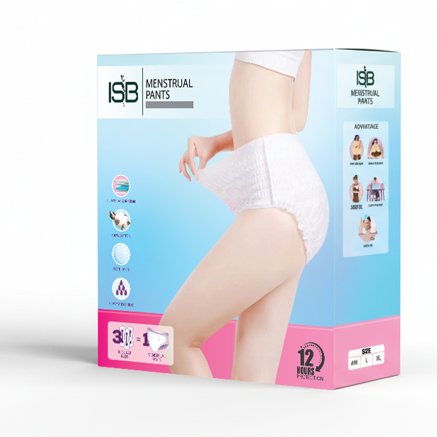 Sanitary Napkin Pants  | 5 PCS SET | Disposable Menstrual Pants | Lady Period Panties with Ultra Thin Design, High Absorbency | ISMT250726766