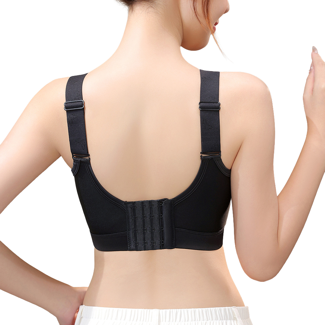 EYNA Seamless Full-Cup Support Bra (Large Size Edition) | Cup D | 4 Hook  Thin Adjustable Design | Breast-Retracting | Anti-Sagging Comfort | CB260510A118