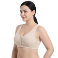 FELY Front-Opening Buckle Breathable Bra | Thin & Comfortable Wear | Nursing-Friendly Women’s Bra | CB260826A347