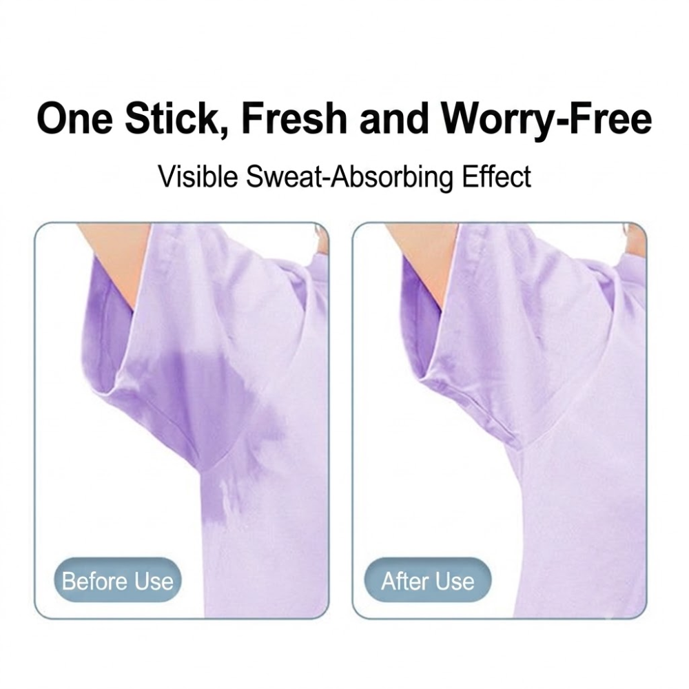 Summer Underarm Sweat Absorbent Patch (Ultra-Thin Edition) | 10 Pcs | Disposable | Invisible Protection | Breathable Comfort | ISMT260704A189