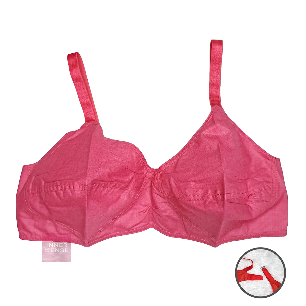 ISB RINA / Ruby Crown Bra ( Daily Use ) | 100% Cotton Comfort | 1 Hook Design | Soft &amp; Breathable Fit | KB23032101