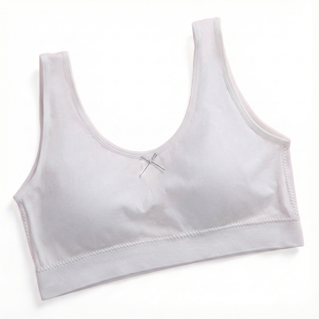 PINA Seamless U-Shaped Beautiful Back Tube Top Bra Wide Shoulder Straps | V-Neck | No Rims | Pure Color | Student-Friendly Sports Bra | China Imported | CT260101903
