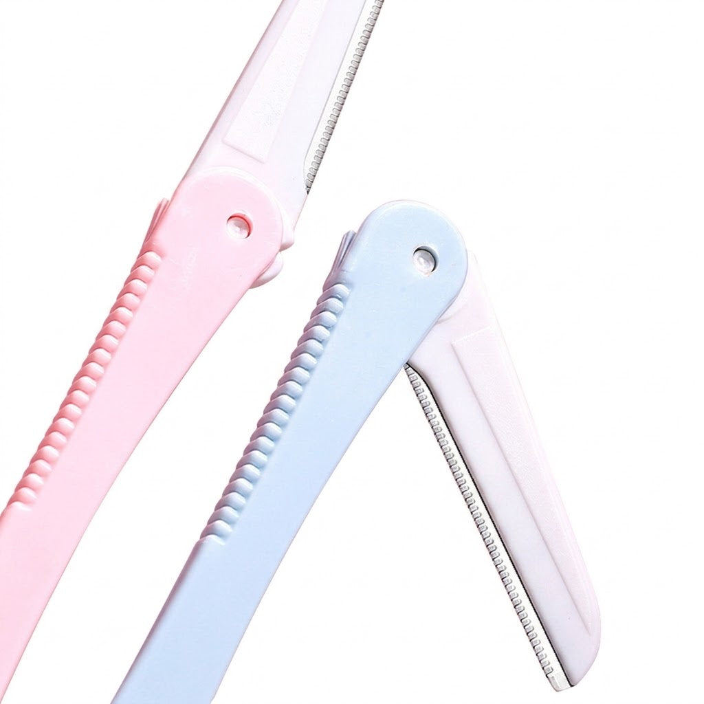 Hair Remover Folding Eyebrow Trimmer | Stainless Steel | Creative Eyebrow Shaper | Portable Facial Hair Remover | ISMT260822A324