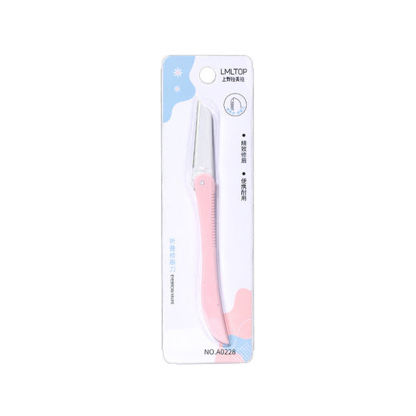 Hair Remover Folding Eyebrow Trimmer | Stainless Steel | Creative Eyebrow Shaper | Portable Facial Hair Remover | ISMT260822A324