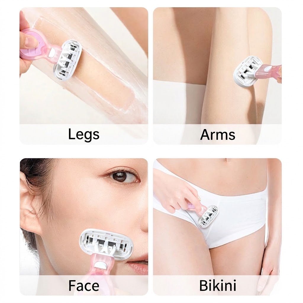 Hair Removal Artifact Shaving Razor | Whole Body Hair Removal | Leg & Underarm Shaver  | Women’s Grooming Tool | ISMT260819A313