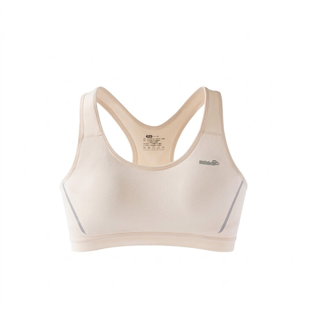 HUMA Shockproof Running Vest Tank Top | Fixed Cup | Sports & Running Bra | Comfortable Support | CT260825A337