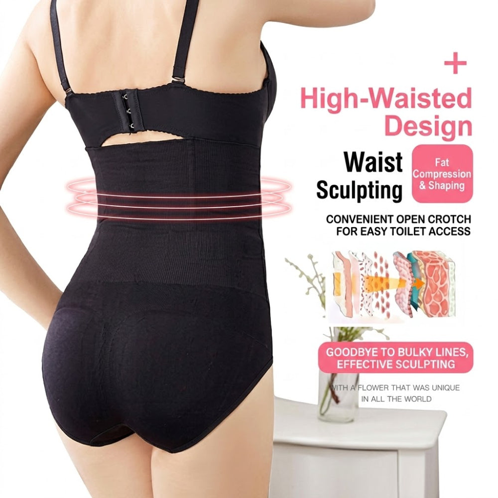 High Waist Body Shaping Pants (Washroom Friendly Edition) | Tummy Control | Hip Lift Support | Seamless Waist Shaper | Smooth Body Contour | ISHR260619A155