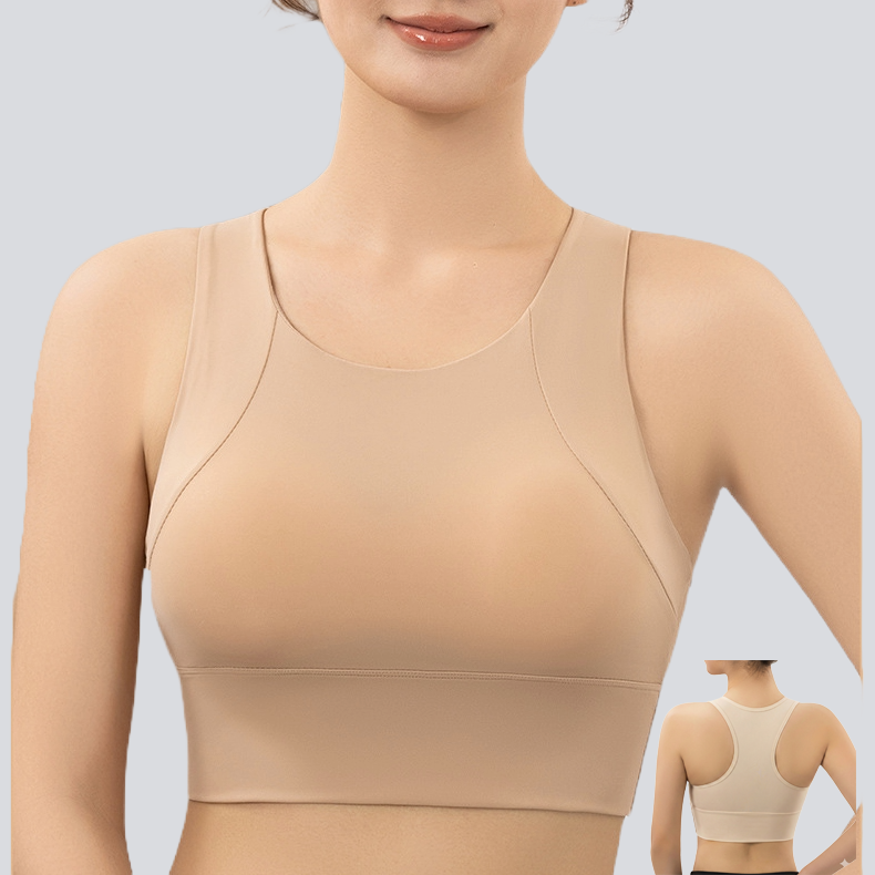 YEXA One-Piece Shock-Absorbing Sports Bra Running &amp; Fitness |  Breathable | Full Cup | Yoga Vest Style | Breast Pad | Push-Up Support | CT260123941