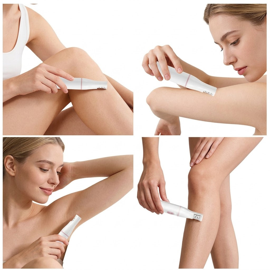 Electric Hair Removal Device | Roller-Type Shaver | Portable Body Grooming Device |  Armpit & Leg Hair Remover | ISMT260826A353