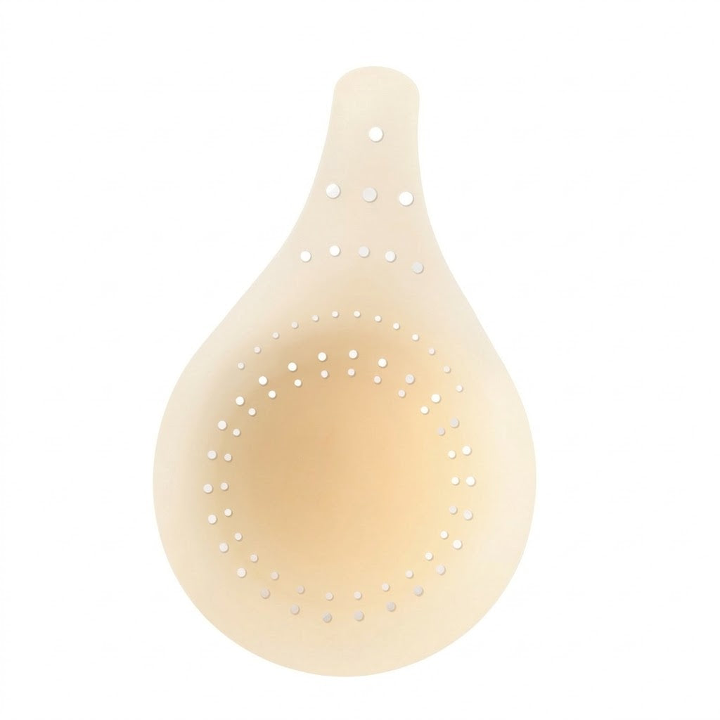Spiral Solid Silicone Invisible Nipple Covers | Seamless Breathable Bra Pads | Anti-Bump Nipple Concealers | Reusable Invisible Bra | ISMT261014A415