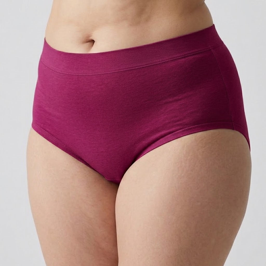 China Traceless Soft Stretch Panty | 5XL | 36–52 Inch High Hip | Cotton Fabric | Comfortable Daily Wear | ISCP26812384