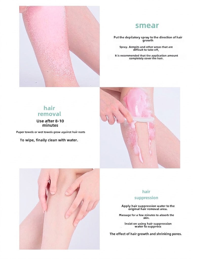 Hair Removal Cream Foam Spray | Body Hair Remover | Underarm & Leg Hair Removal | ISMT260825A345
