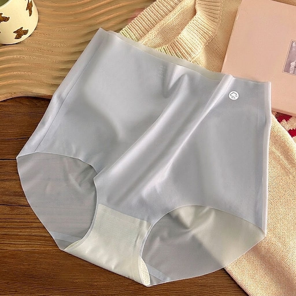 Invisible High-Waisted Seamless Panties | Tummy Control & Butt-Lifting | Ultra-Thin Ice Silk | Breathable Quick-Dry | Summer Comfort | ISCP260819A316
