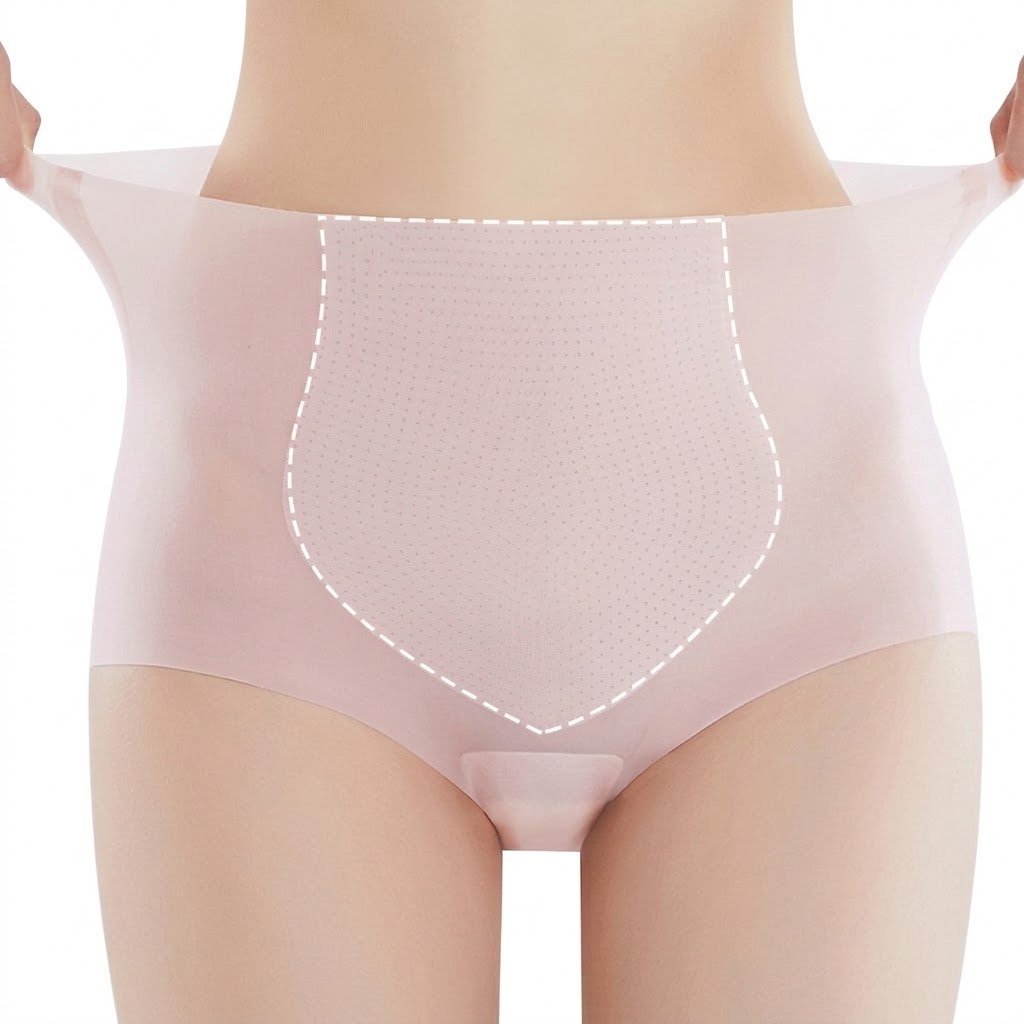 Ultra-Thin Ice Silk Hip-Lifting Seamless Panties | High-Waist | Tummy Support | Seamless Comfort | Everyday Wear | ISCP260724A240