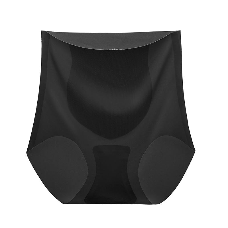 Ultra-Thin Ice Silk Hip-Lifting Seamless Panties | High-Waist | Tummy Support | Seamless Comfort | Everyday Wear | ISCP260724A240