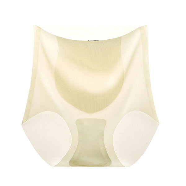 Ultra-Thin Ice Silk Hip-Lifting Seamless Panties | High-Waist | Tummy Support | Seamless Comfort | Everyday Wear | ISCP260724A240