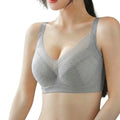 LOVA  Full Coverage Anti-Sagging Bra | Super Soft Steel Ring | Cup C/D | 4 Hook | Thin Breathable Large Size Bra | Big Bust Support | CB261003A405