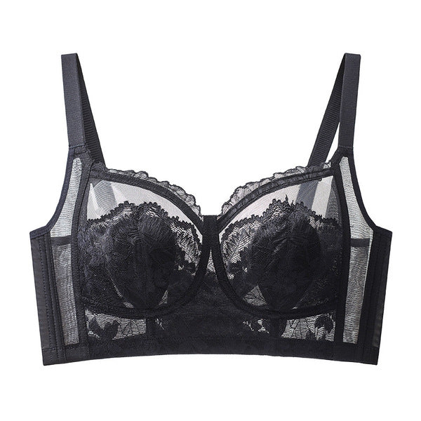 ARIA Large Bust Minimizing Thin Seamless Bra | Adjustable | Cup B/C/D | Breathable Rabbit Ear Cup | Full Coverage | CB260812A285