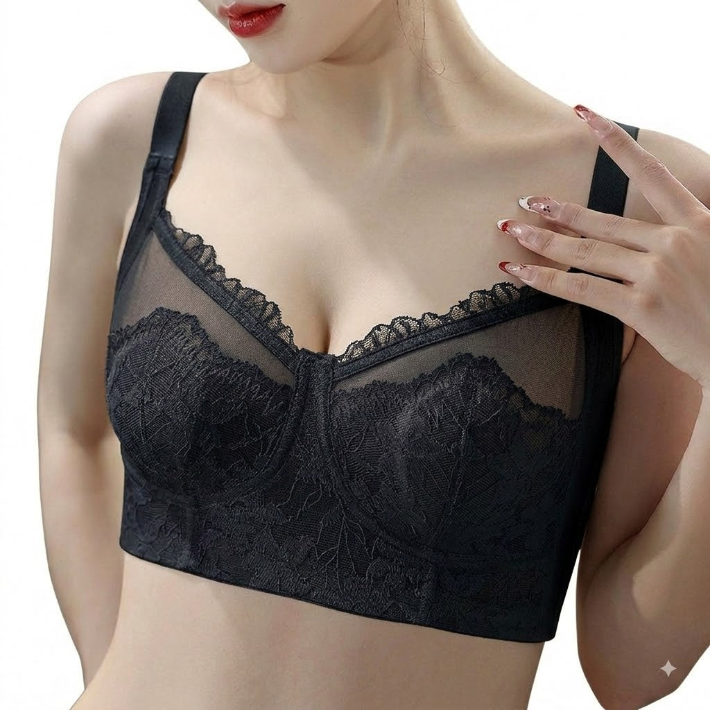 ARIA Large Bust Minimizing Thin Seamless Bra | Adjustable | Cup C/D | Breathable Rabbit Ear Cup | Full Coverage | CB260812A285