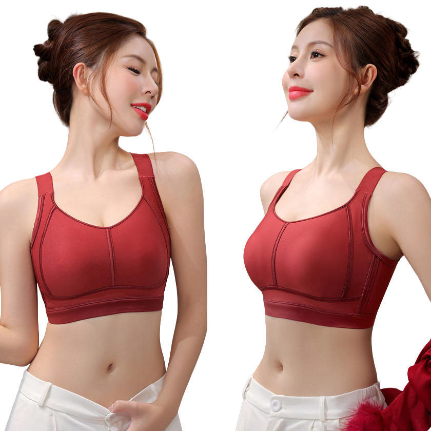 EYNA Seamless Full-Cup Support Bra (Large Size Edition) | Cup D | 4 Hook  Thin Adjustable Design | Breast-Retracting | Anti-Sagging Comfort | CB260510A118