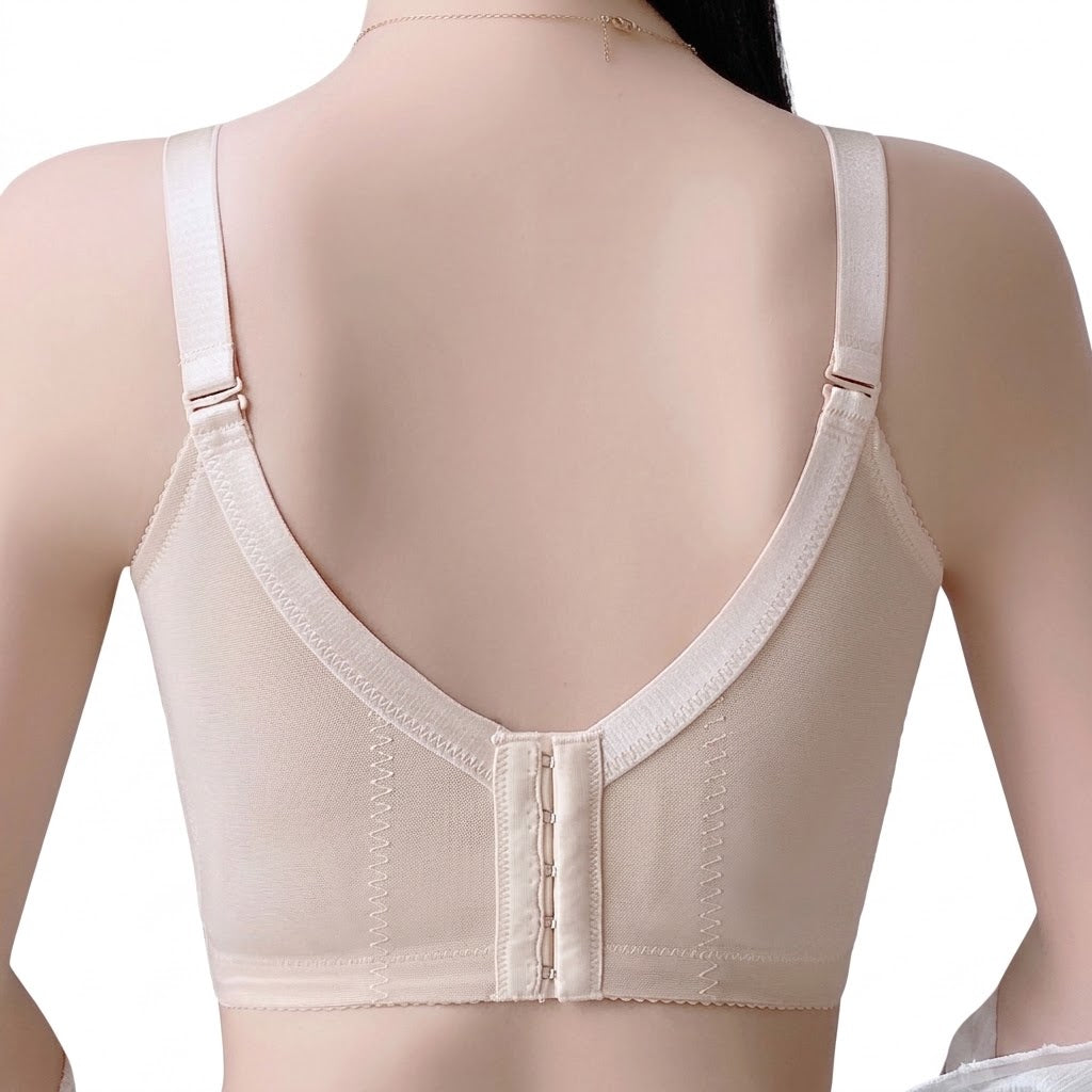 QYSA Large Bust Full-Cup Minimizer Bra | B/C/D Cup | Summer Thin | Seamless Full Coverage | Anti-Sagging | CB260825A340