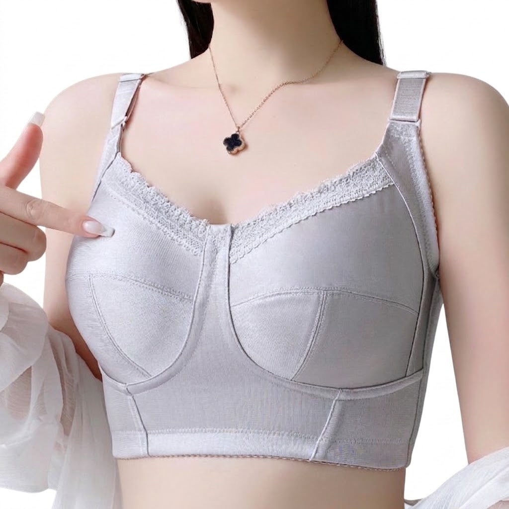QYSA Large Bust Full-Cup Minimizer Bra | B/C/D Cup | Summer Thin | Seamless Full Coverage | Anti-Sagging | CB260825A340