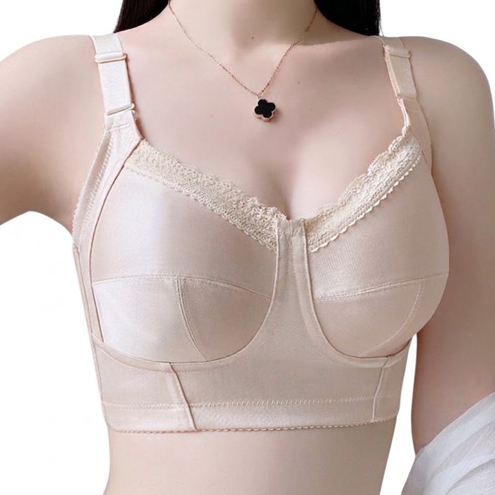 QYSA Large Bust Full-Cup Minimizer Bra | B/C/D Cup | Summer Thin | Seamless Full Coverage | Anti-Sagging | CB260825A340