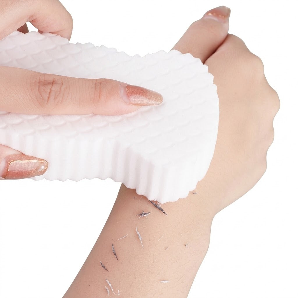 Skin-free Bath Scrubbing Sponge | Exfoliating Body Scrubber | Painless Skin Cleaning | Dead Skin & Mud Removal | Lightweight Bath Wipe | ISMT260819A314