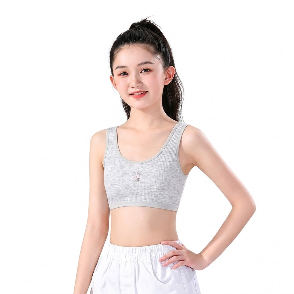 KIMA Comfortable Junior Underwear (First Bra Edition) | 30 in to 34 in | Tween & Teen Training Bra | Soft Daily Comfort | Lightweight Support | CB260729A251