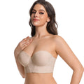 SYFA Plus-Size Strapless Bra | Cup B/C | Non-Slip | Push-Up | Beautiful Back | Women’s Bra | CB260809A282