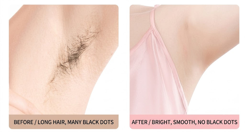 Portable Underarm & Body Hair Removal Razor | Short Handle | Flower Shell Design | Women's Manual Shaver | ISMT260806A273