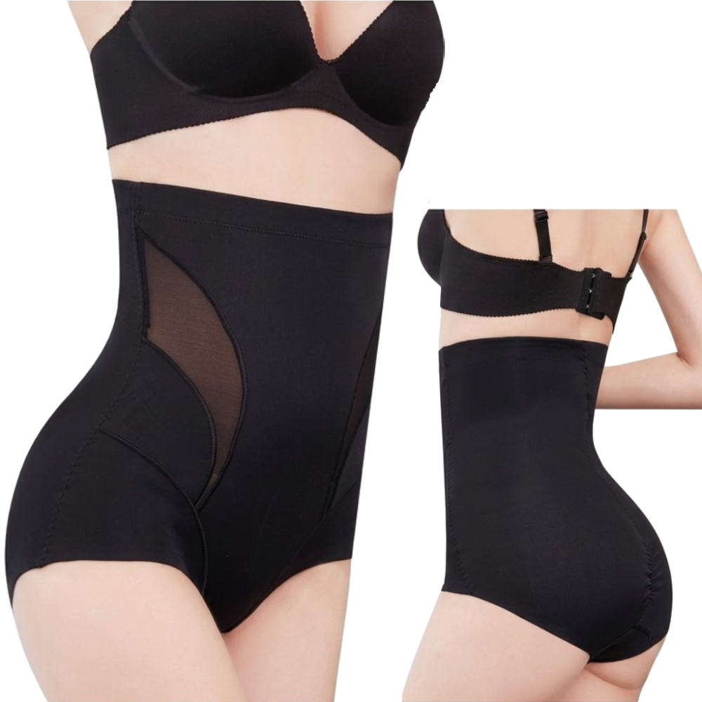 High-Waisted Ice Silk Shapewear Pants | Tummy Control | Hip Lift Support | Seamless Comfort | ISHR260712A197