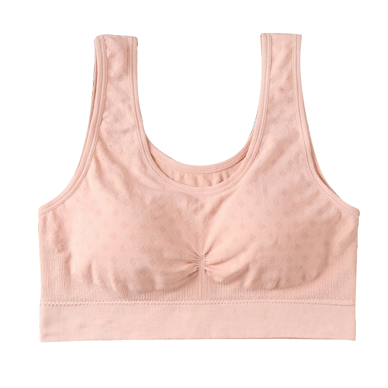 ROYA Plus Fatty Seamless Chest Wrapping Underwear Fixed Cup Beauty Vest | Plus Size Comfort &nbsp;China Imported | CT251229900