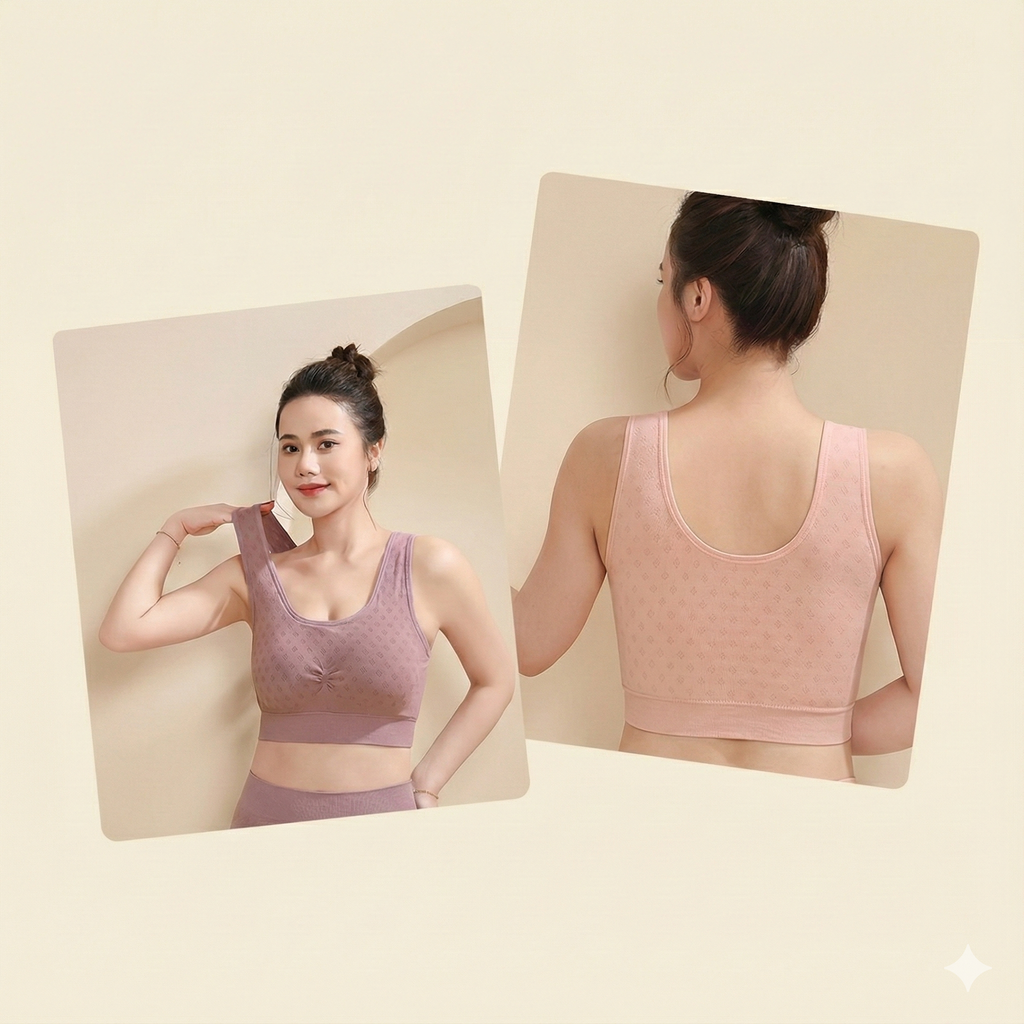 ROYA Plus Fatty Seamless Chest Wrapping Underwear Fixed Cup Beauty Vest | Plus Size Comfort &nbsp;China Imported | CT251229900