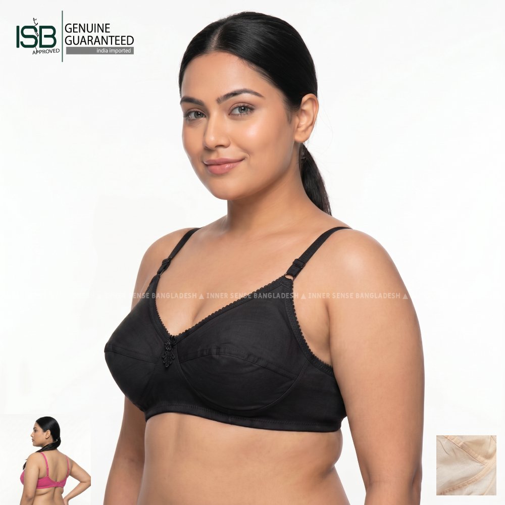 Like Me BREEZE Bra (Summer Comfort Edition) | Mess Cotton Fabric | Royal Lift Support | Full Coverage | Soft Daily Comfort | Indian Imported | IB260614A146