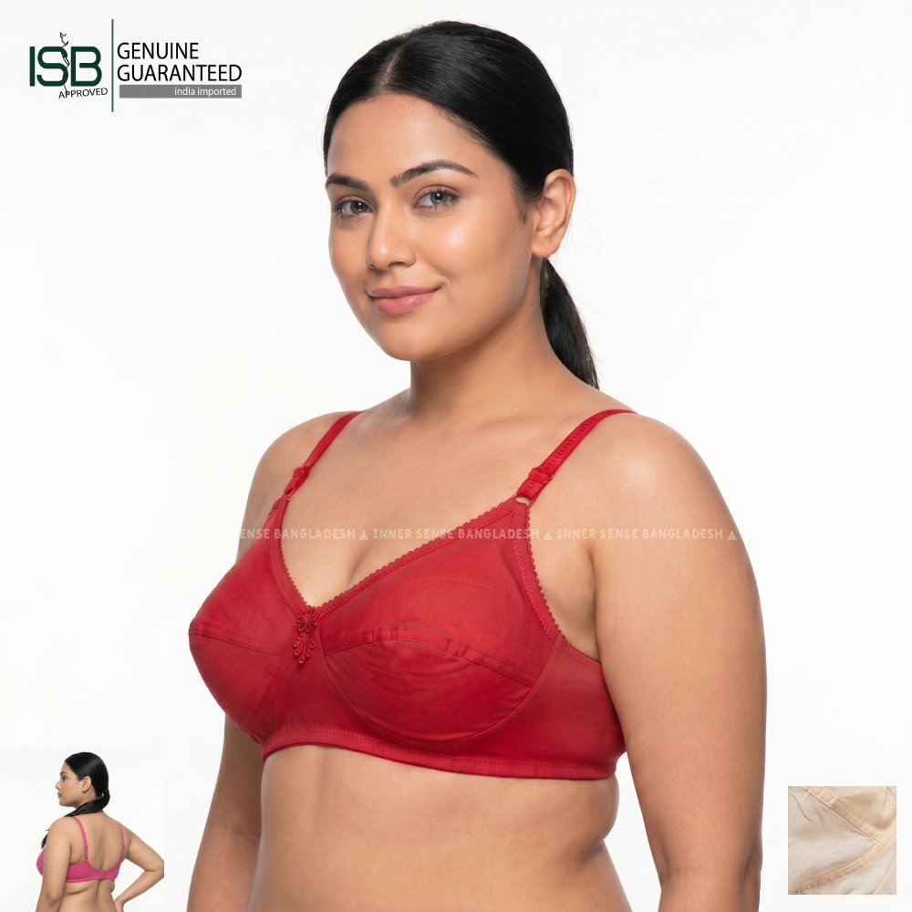 Like Me BREEZE Bra (Summer Comfort Edition) | Mess Cotton Fabric | Royal Lift Support | Full Coverage | Soft Daily Comfort | Indian Imported | IB260614A146