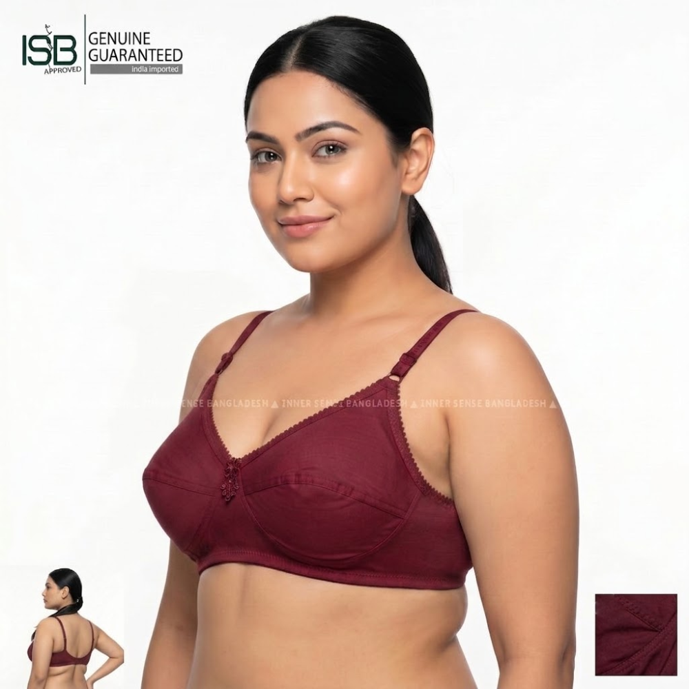 Like Me BREEZE Bra (Summer Comfort Edition) | Mess Cotton Fabric | Royal Lift Support | Full Coverage | Soft Daily Comfort | Indian Imported | IB260614A146