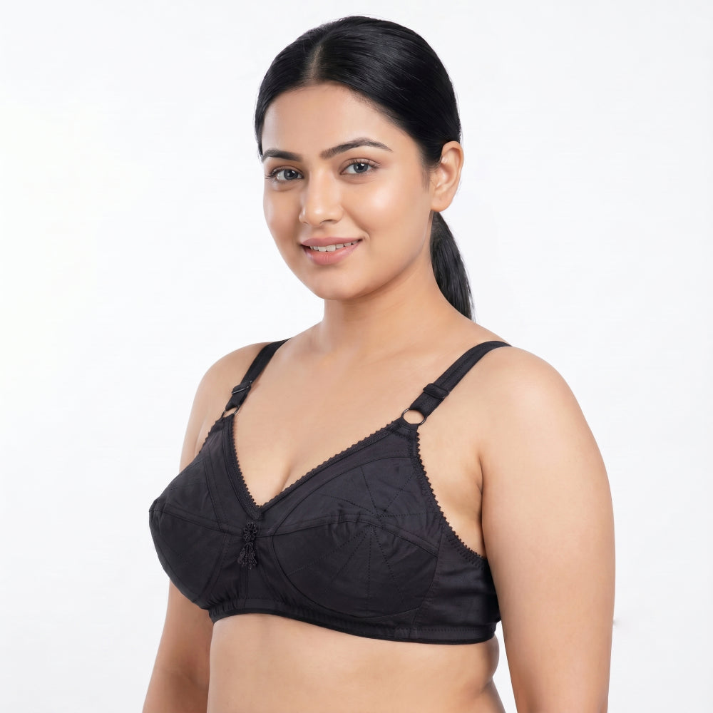 JULIET MATERNY Bra | Soft Cotton Comfort Fit Women’s Everyday Bra | KB251005816
