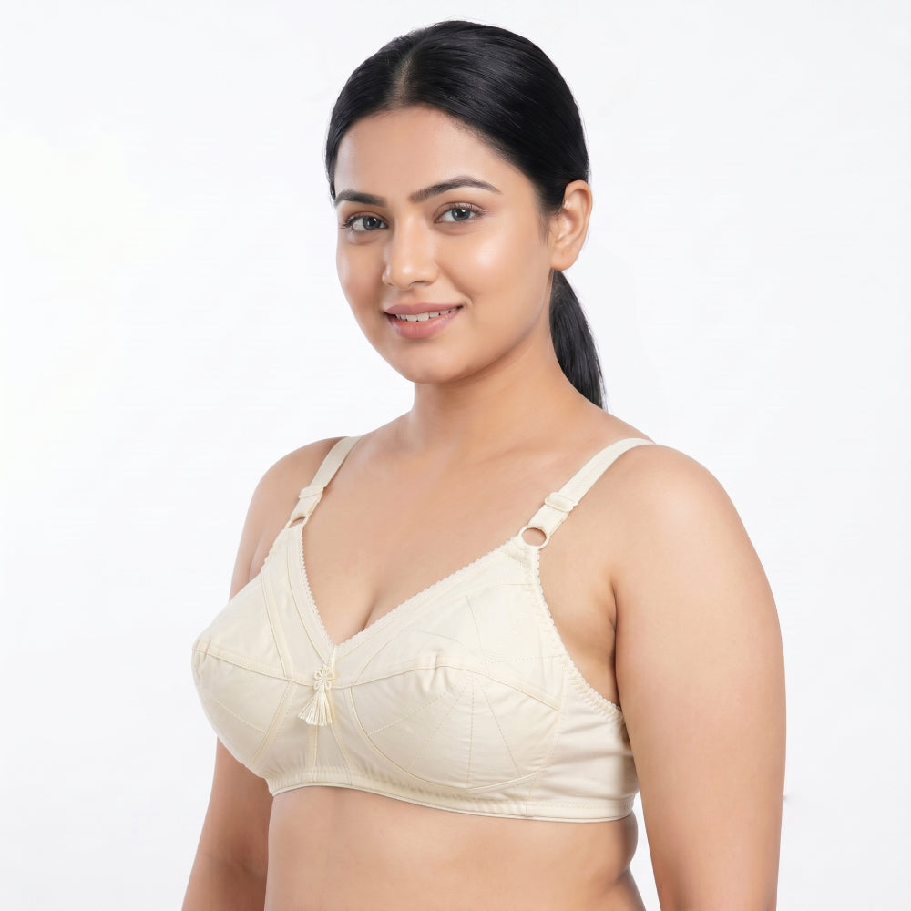 JULIET MATERNY Bra | Soft Cotton Comfort Fit Women’s Everyday Bra | KB251005816