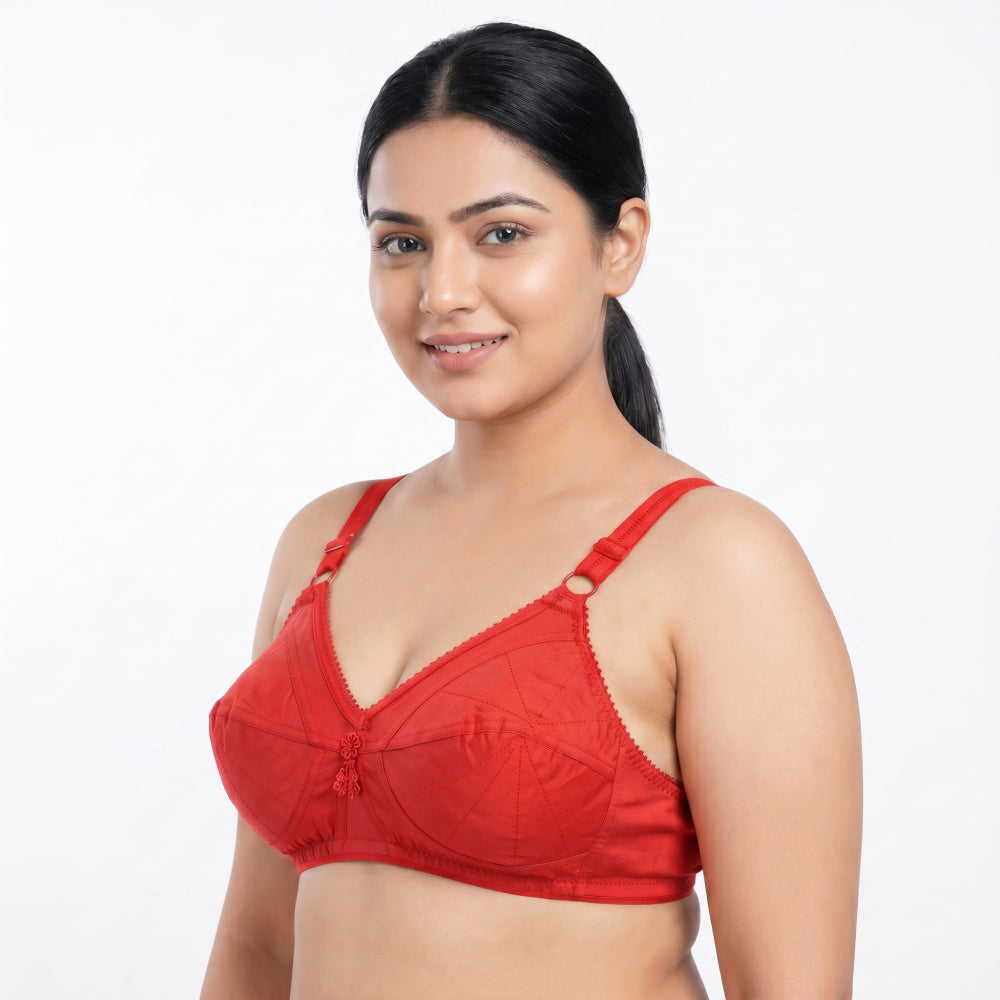 JULIET MATERNY Bra | Soft Cotton Comfort Fit Women’s Everyday Bra | KB251005816