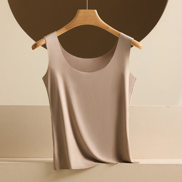FYNI Summer Seamless Plus Size Camisole Tank Top | Anti-Rolling | Lightweight Base Sling | Outer & Inner Wear | CT260817A306