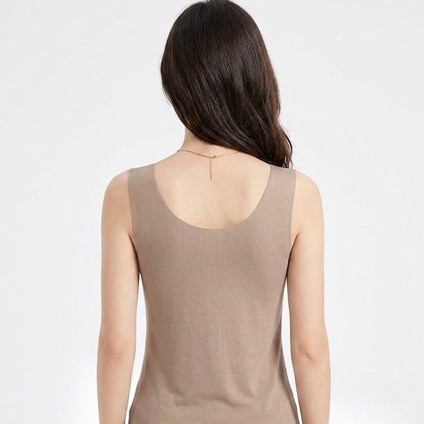 FYNI Summer Seamless Plus Size Camisole Tank Top | Anti-Rolling | Lightweight Base Sling | Outer & Inner Wear | CT260817A306