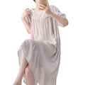 Cotton Silk Spring & Summer Style Loose Dress | Home & Outer Wear | Casual Comfort Dress | CLS260819A311