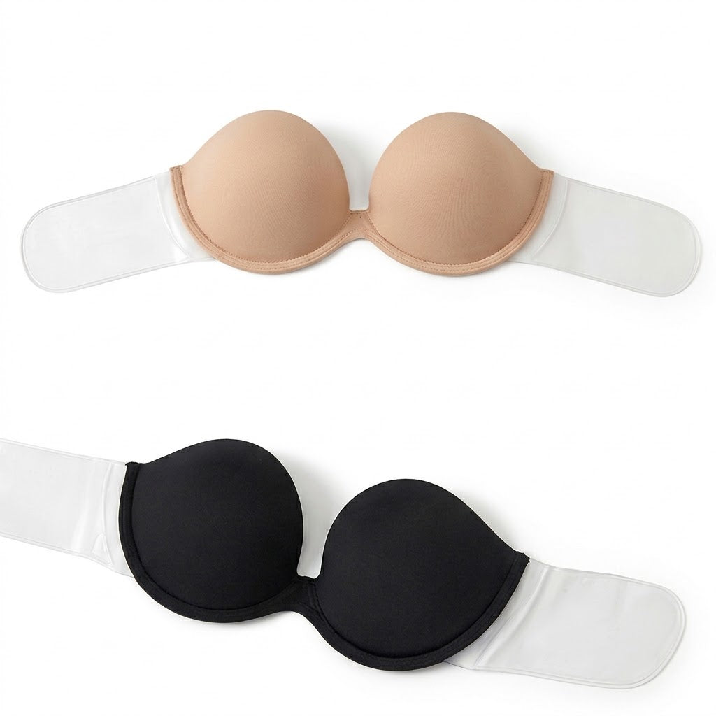 Invisible Strapless Silicone Breast Patch | Cup A , B , C , D | Push-Up | Seamless | Non-Slip | Lift-Up | Beautiful Back | ISMT260824A333